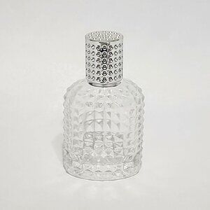 Brand New Fancy CLEAR easy Refillable Glass Bottle, 1.7 oz / 50 ml Spray
